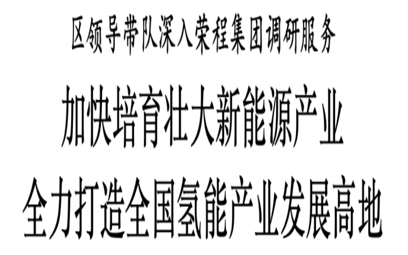濱海新區(qū)區(qū)委副書記、區(qū)長(zhǎng)單澤峰帶隊(duì)深入榮程集團(tuán)調(diào)研服務(wù)